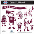 Texas A & M Aggies Family Decal Set Large